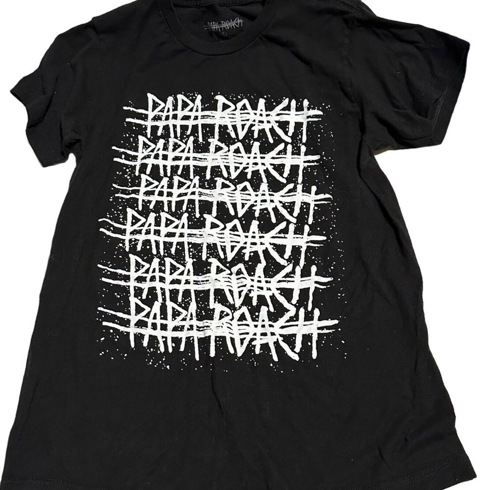Papa Roach North American Tour 2018 T-shirt Tee Sz Small Black